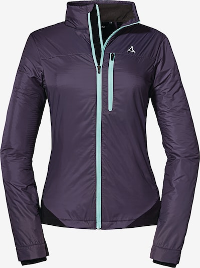 Schöffel Casaco outdoor 'Rugged' em jade / roxo escuro / preto, Vista do artigo