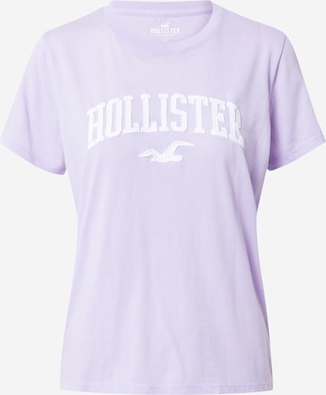 HOLLISTER Μπλουζάκι σε λιλά: μπροστά