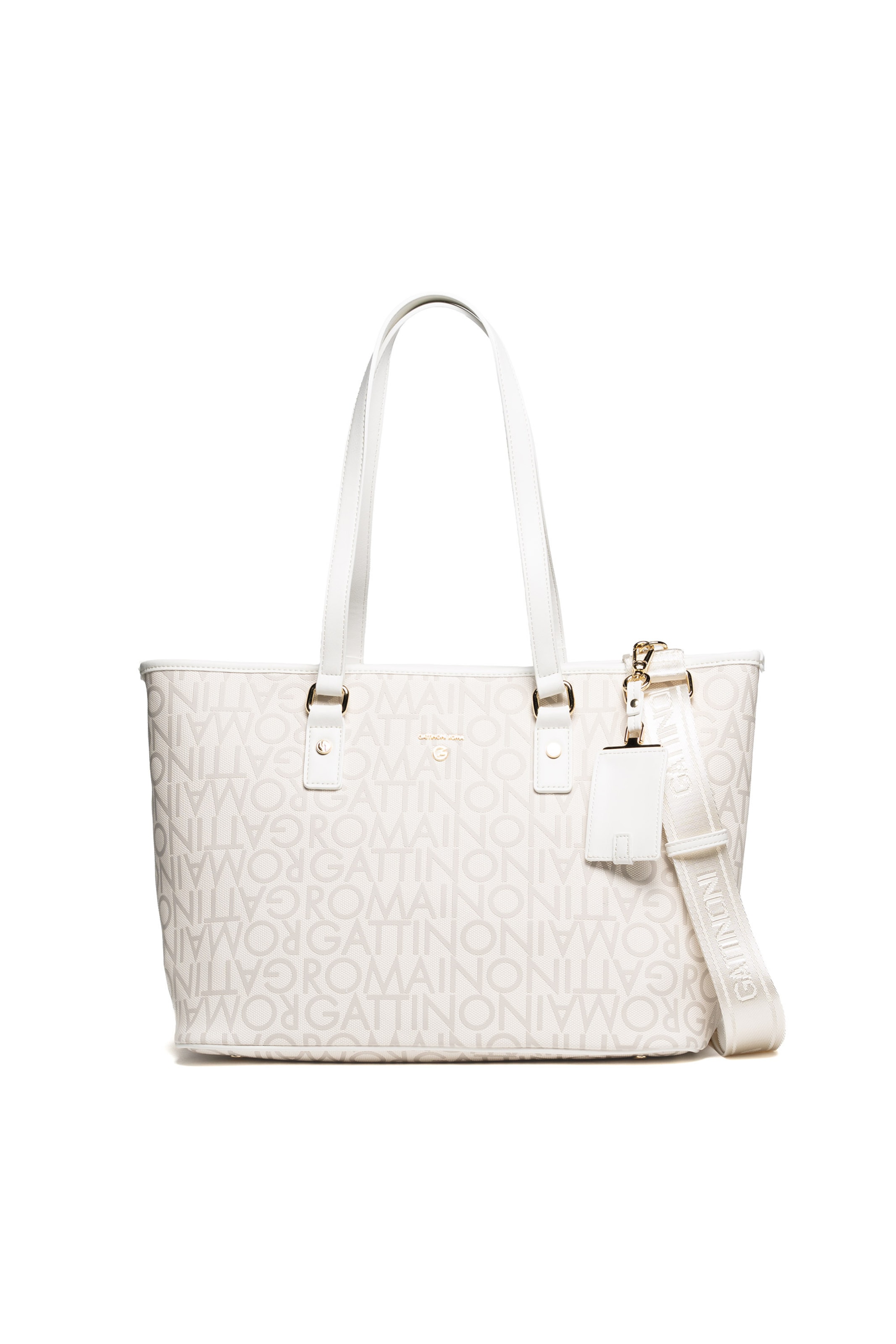 Gattinoni Shopper 'Charlie' in White: front