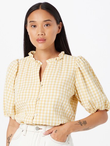 SISTERS POINT Blouse 'ERA' in Yellow: front