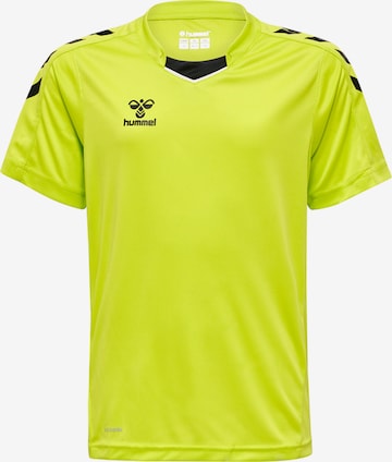 T-Shirt fonctionnel Hummel en jaune : devant