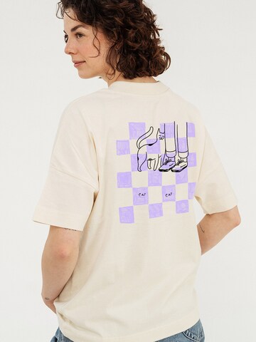 Kultgut Shirt 'Snooze' in White