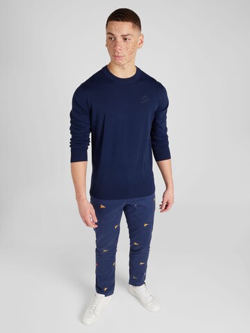 Karl Lagerfeld Sweter w kolorze niebieski