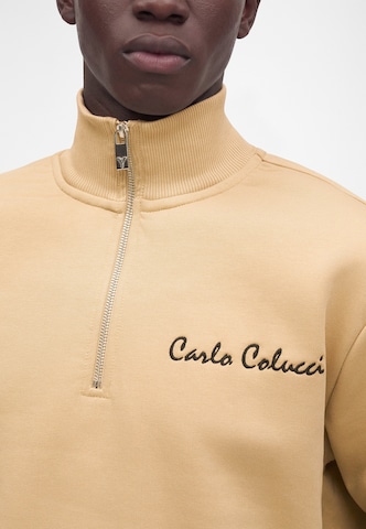 Carlo Colucci Sweatshirt i gul