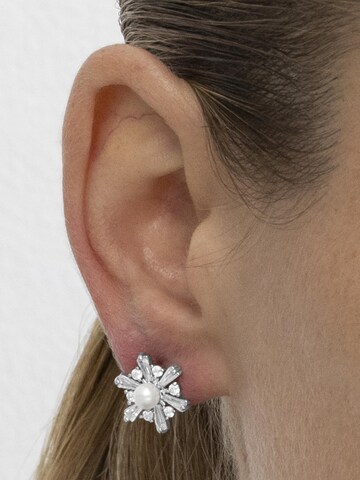 Luxenter - Pendientes 'Leth' en blanco