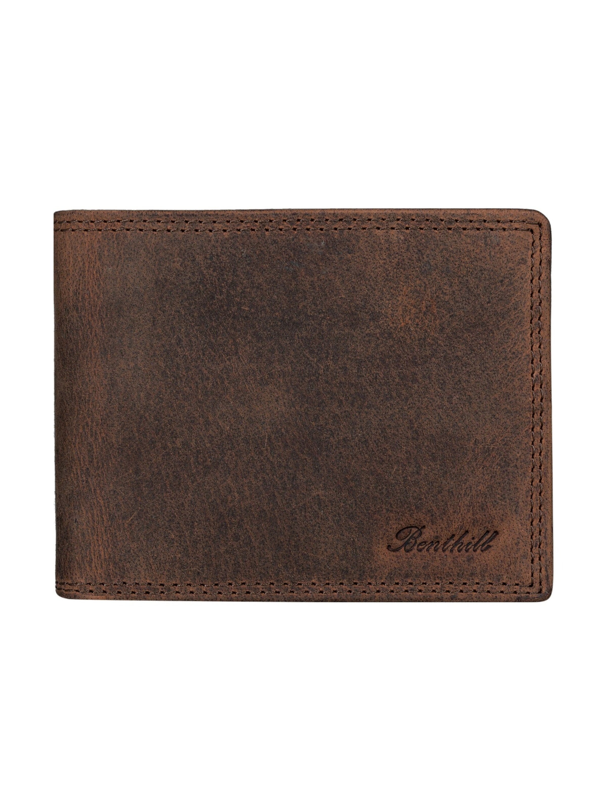 Benthill Wallet in Brown: front