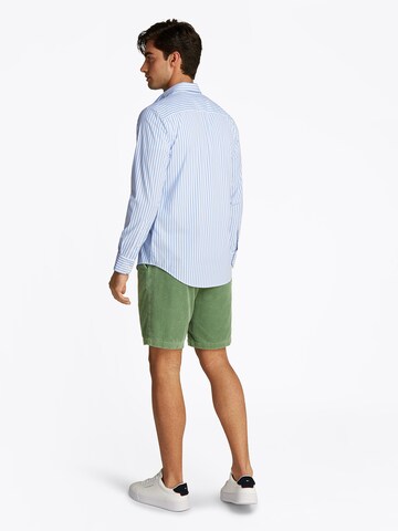 Coupe regular Chemise TOMMY HILFIGER en bleu : derrière