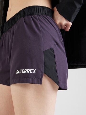 ADIDAS TERREX Regular Outdoorshorts in Blau