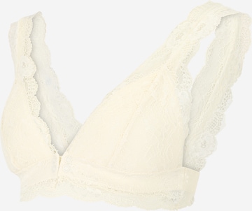 MAMALICIOUS Triangle Nursing bra 'Senia' in White: front