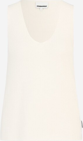 ARMEDANGELS Knitted Top 'WILMAA' in White: front