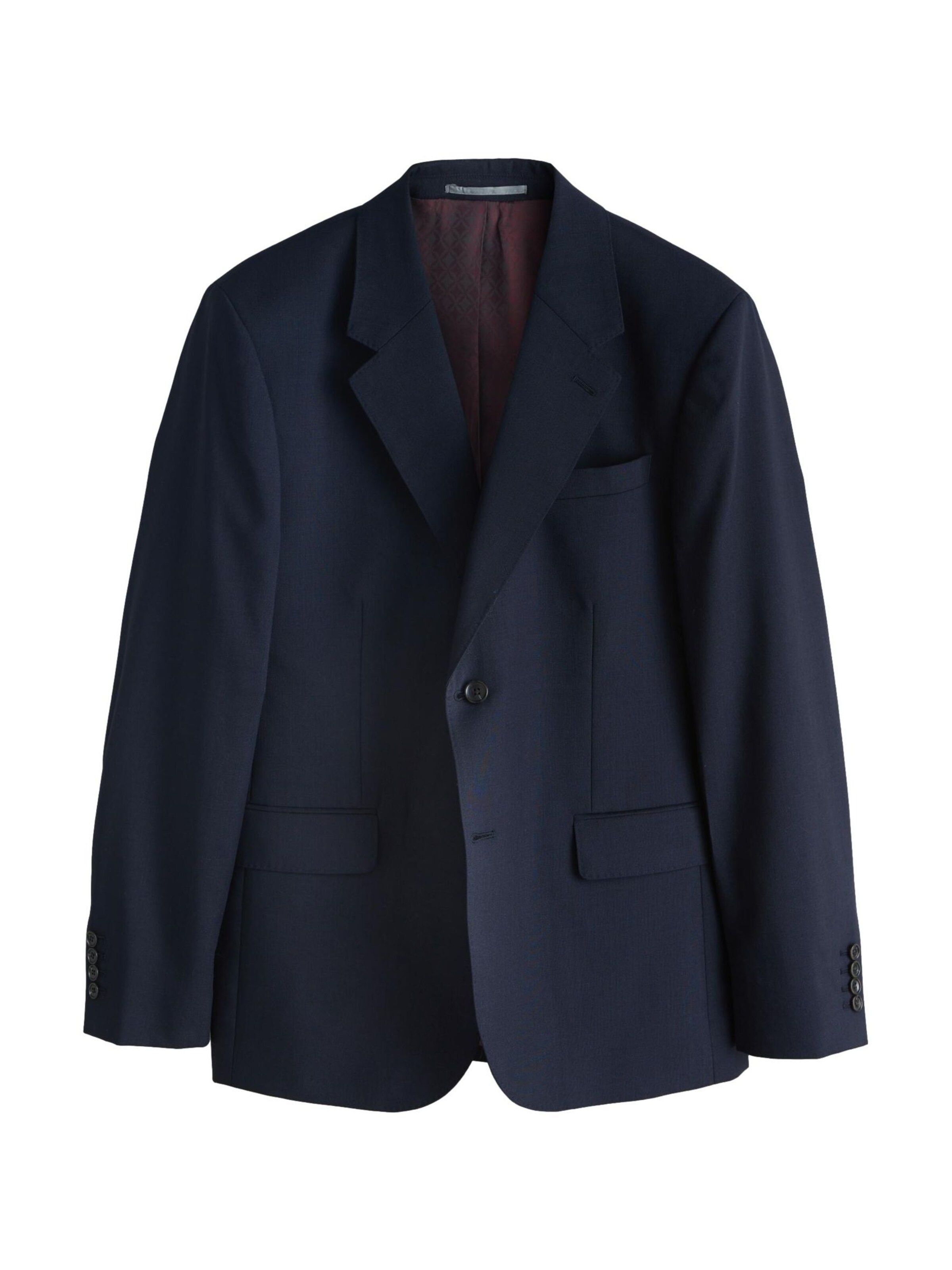 Sacou Business de la Next pe albastru: față