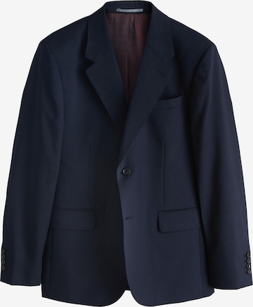 Sacou Business de la Next pe albastru: față