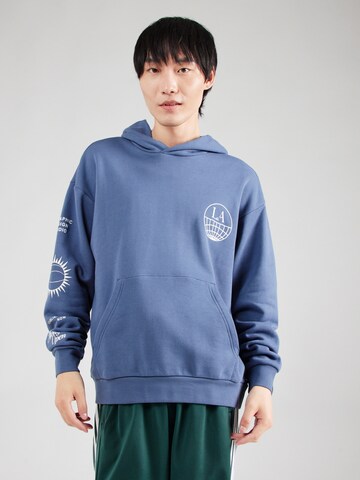 ADIDAS ORIGINALS Sweatshirt 'LA WORLD' in Blau: Vorderseite