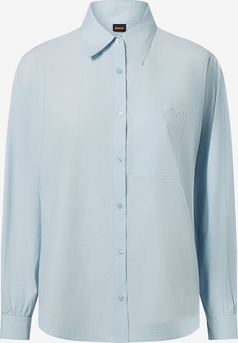 BOSS Bluse 'Belska' in Blau: Vorderseite