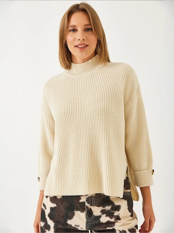Bianco Lucci Kampsun 'Pullover', värv beež