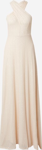 Coast - Vestido de noche en beige: frente