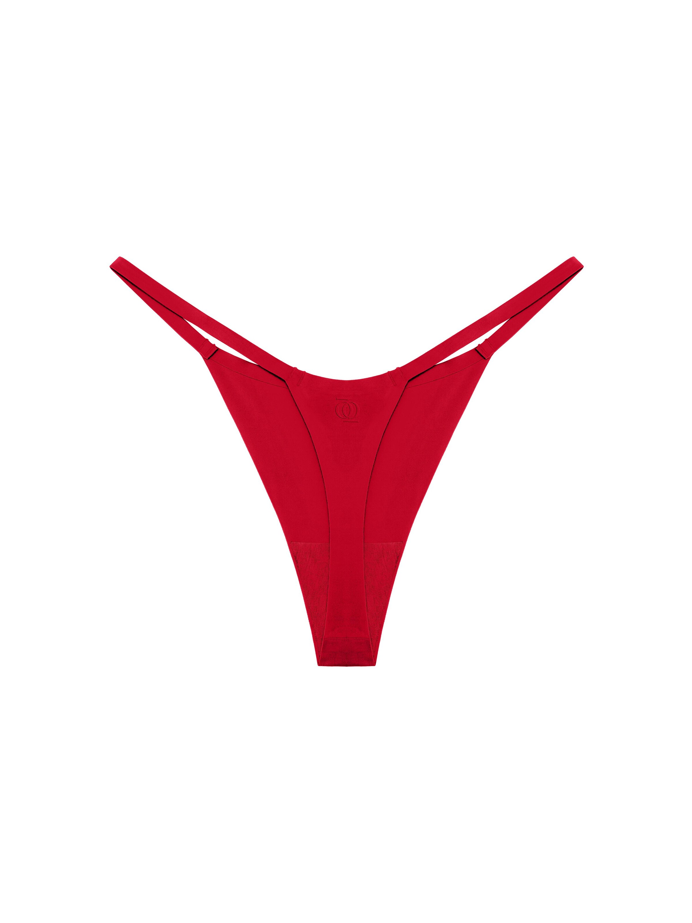 GOD SAVE QUEENS Thong 'Second Skin' in Red