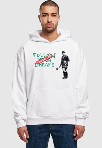 Sweat-shirt Merchcode en blanc : devant