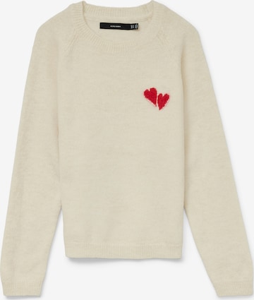 VERO MODA Pullover 'BAM' i beige: forside
