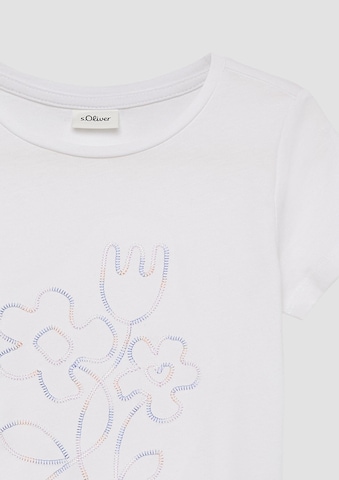 T-Shirt s.Oliver en blanc
