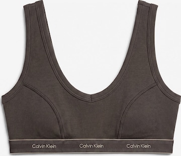 Bustier Soutien-gorge Calvin Klein en gris : devant