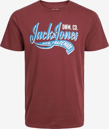 T-Shirt JACK & JONES en rouge : devant