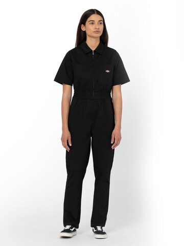 DICKIES Jumpsuit 'Vale' in Zwart: voorkant