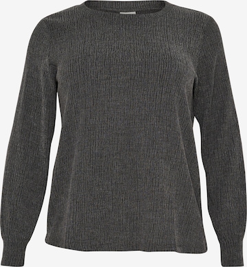 T-shirt 'KA Olena' KAFFE CURVE en gris : devant