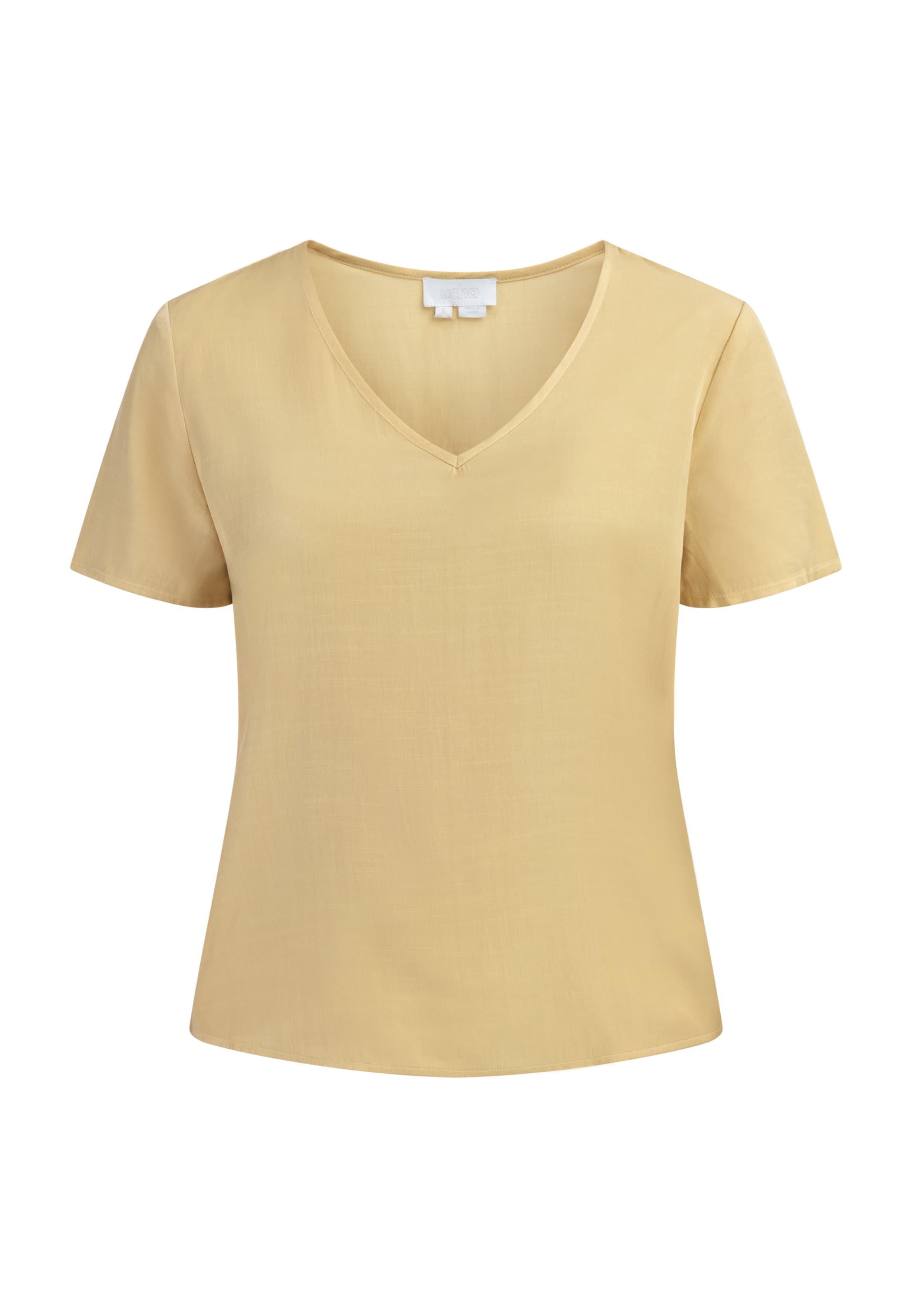 usha WHITE LABEL Blouse in Yellow: front