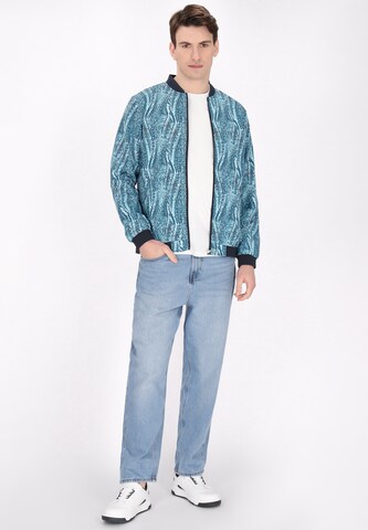 MO - Chaqueta de entretiempo en azul