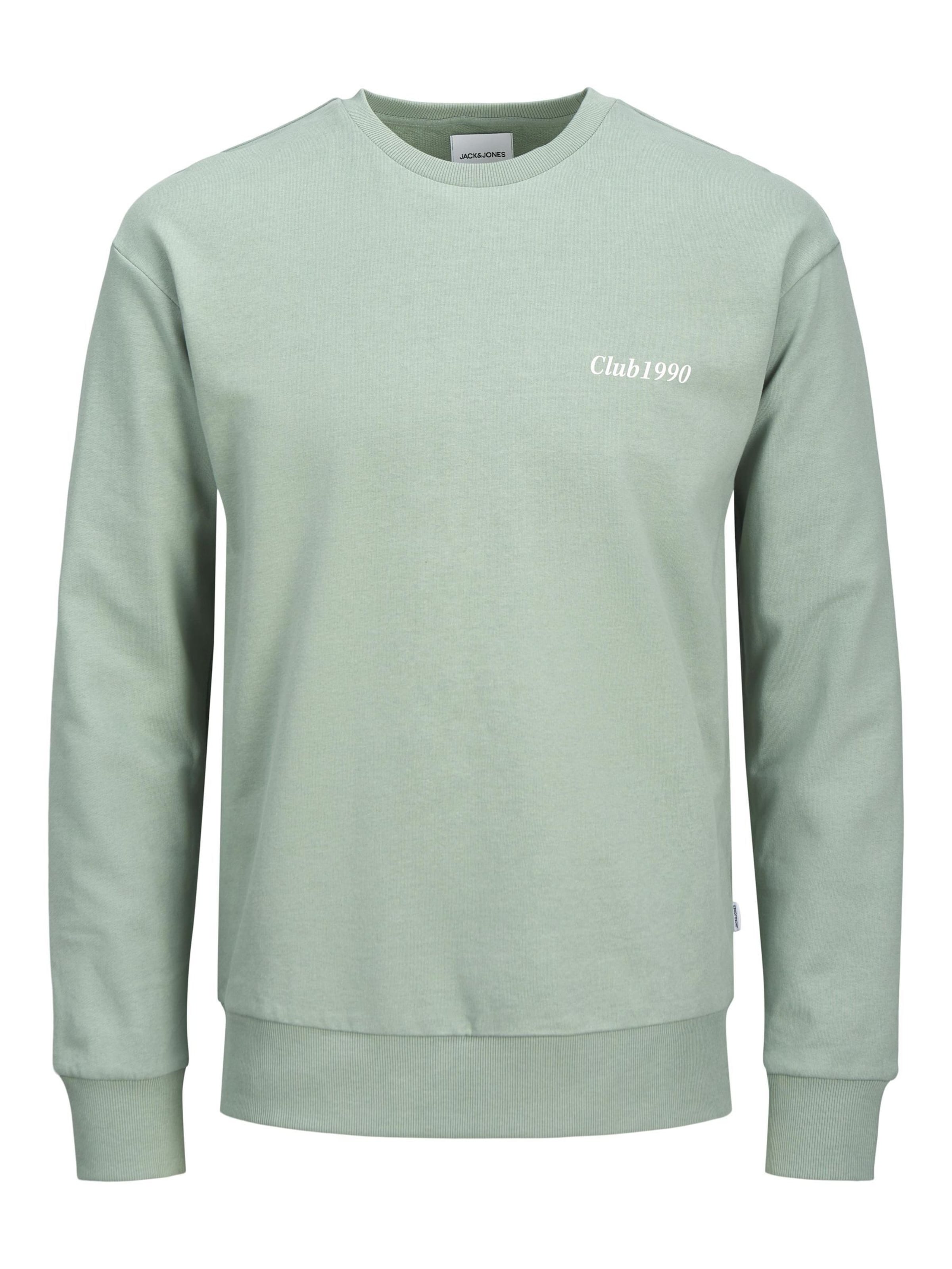 JACK & JONES Sweatshirt 'JJEBradley' in Green: front