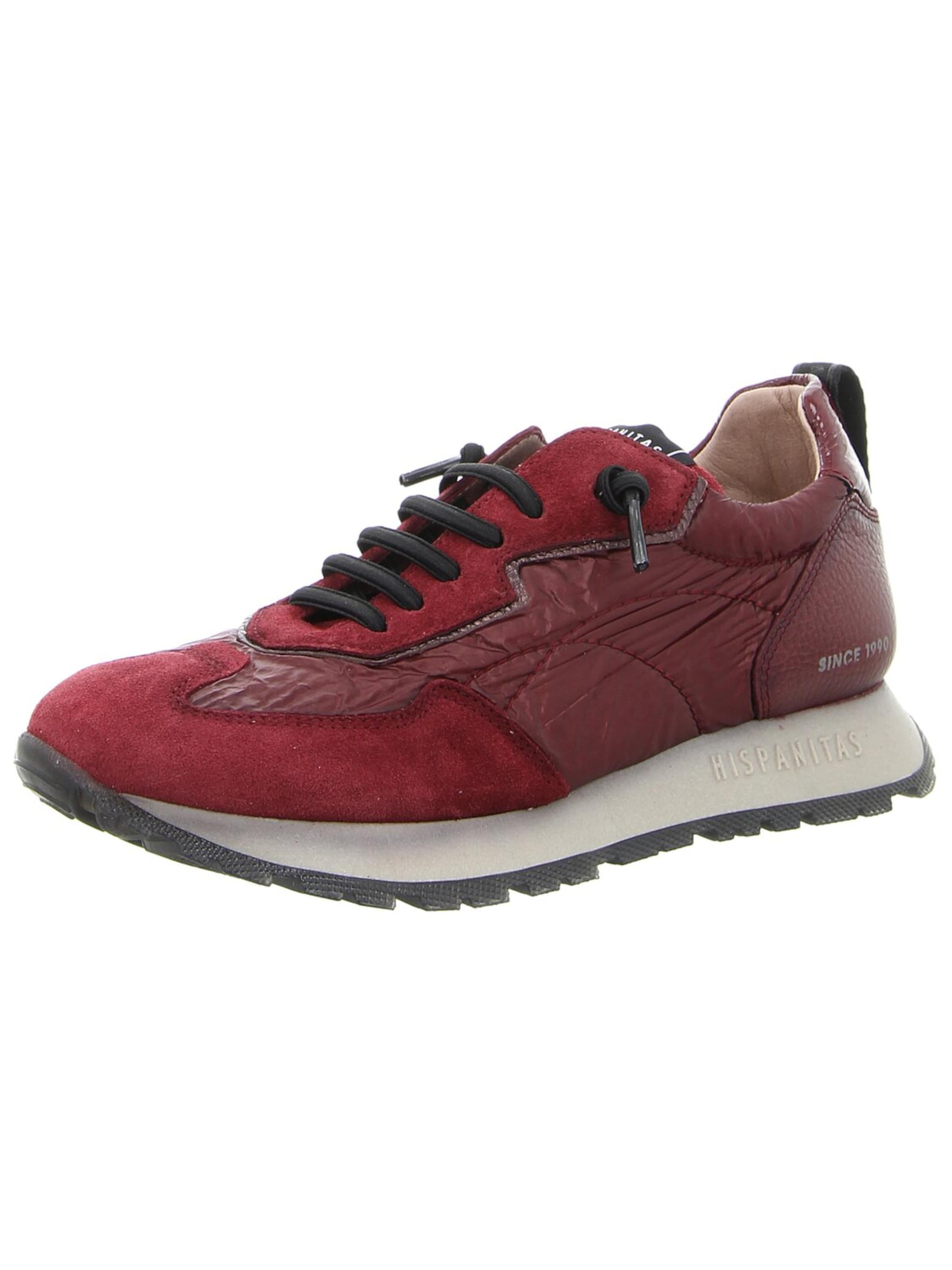 Hispanitas Athletic Lace-Up Shoes in Red: front