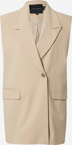 Gilet de costume 'Phoebe' Birgitte Herskind en beige : devant