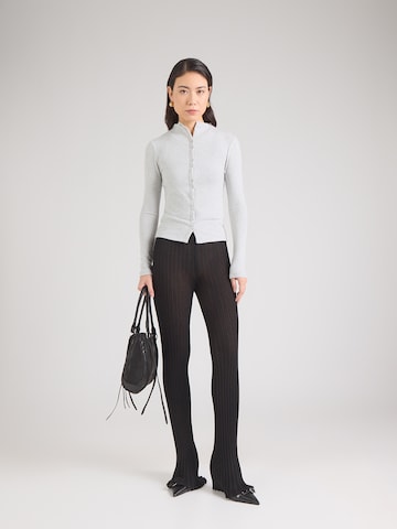 TOPSHOP - Casaco de malha 'AGRETE' em cinzento