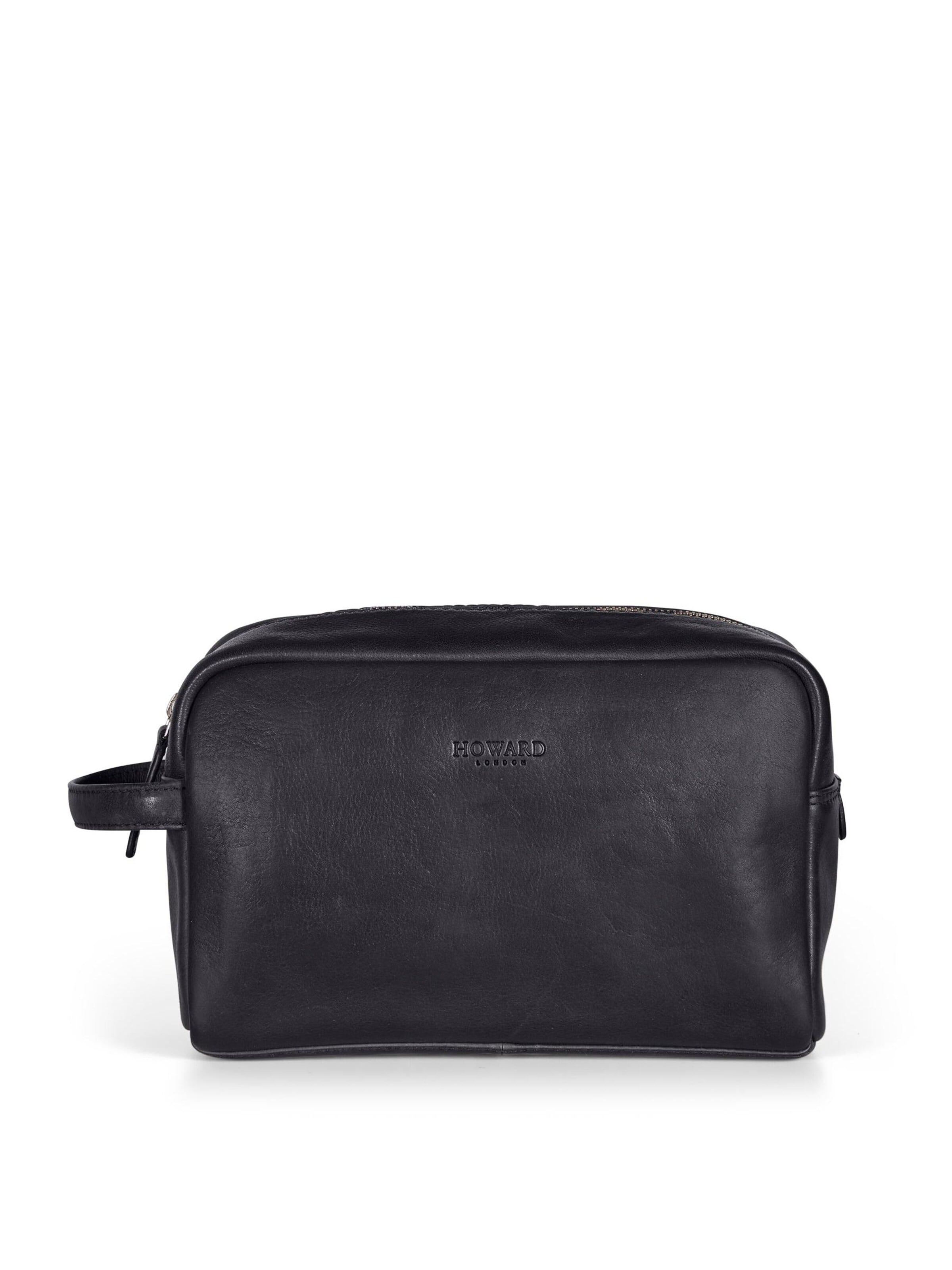 Nécessaire 'Washbag Easton Black' di Howard London in nero: frontale
