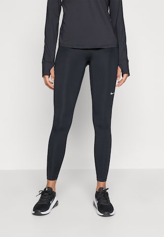 Skinny Pantaloni sportivi 'Pro' di NIKE in nero: frontale