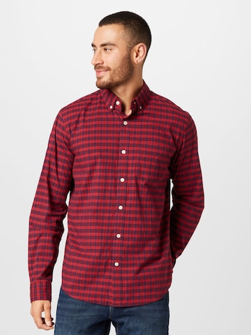 GAP Regular Fit Hemd in Rot: predná strana