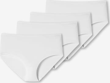 Slip di SCHIESSER in bianco: frontale