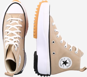 CONVERSE Sneakers high 'RUN STAR' i beige