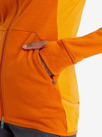 ICEBREAKER Athletic Sweatshirt 'Quantum ZoneKnit' in Orange