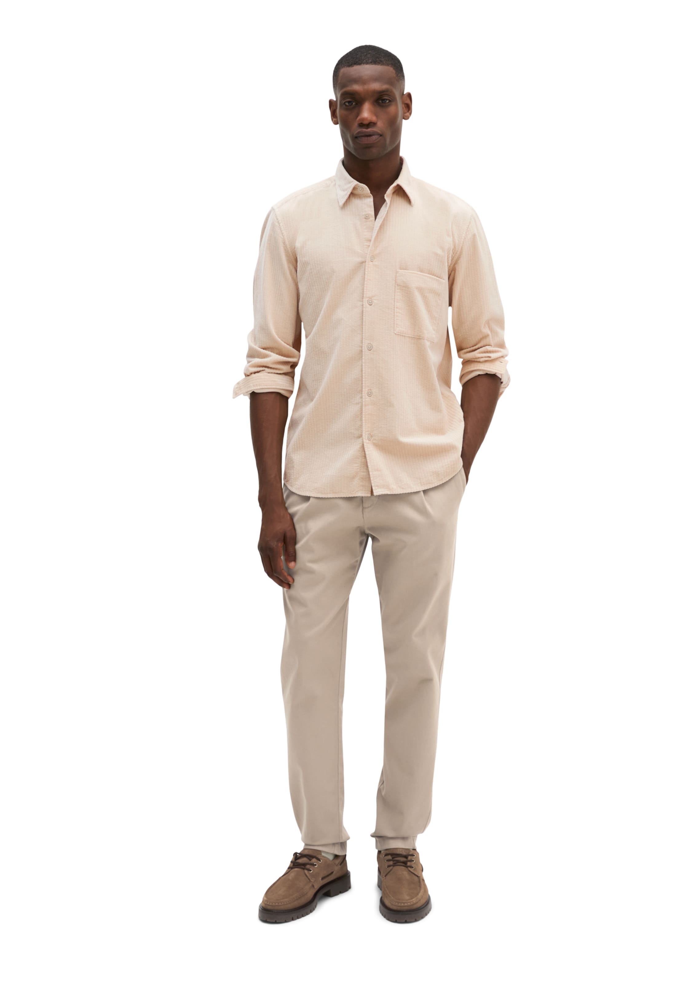 Marc O'Polo Regular Fit Hemd in Beige