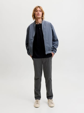 JACK & JONES - regular Pantalón chino en gris: frente