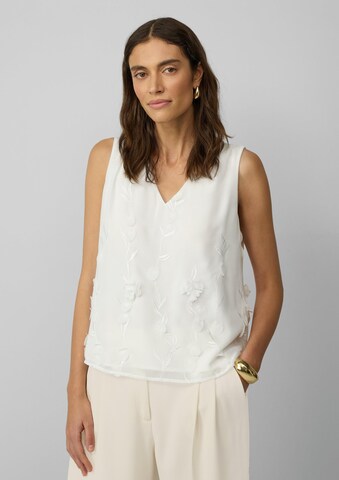 s.Oliver Blouse in Wit: voorkant