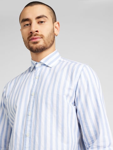 Hackett London Slim fit Button Up Shirt in Blue