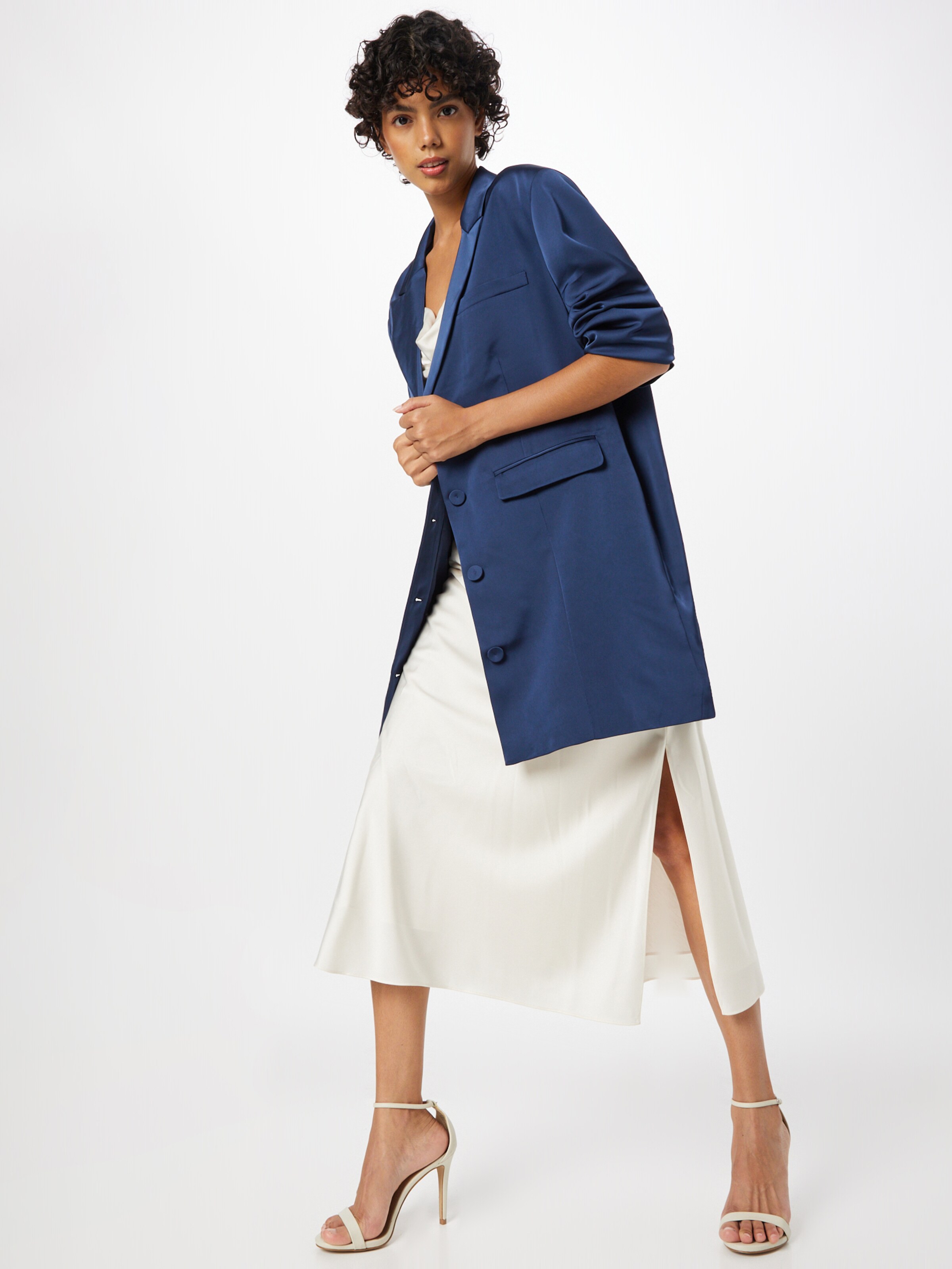 Blazer dress navy blue best sale