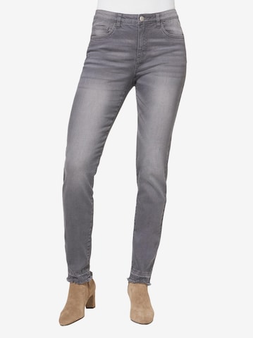 regular Jeans 'LINEA TESINI' di Linea Tesini by heine in grigio: frontale