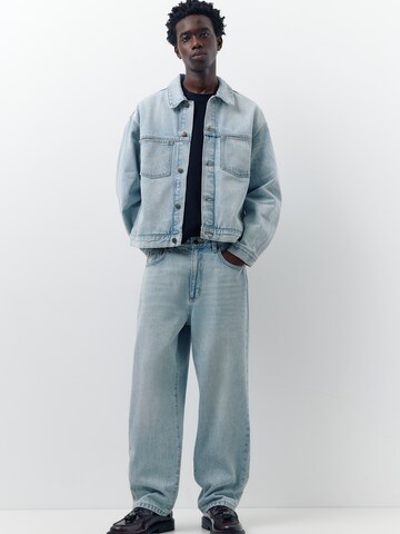 Pull&Bear Prehodna jakna | modra barva