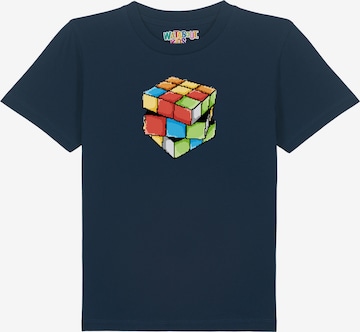watabout.kids Shirt 'Pixel Zauberwürfel' in Blue: front