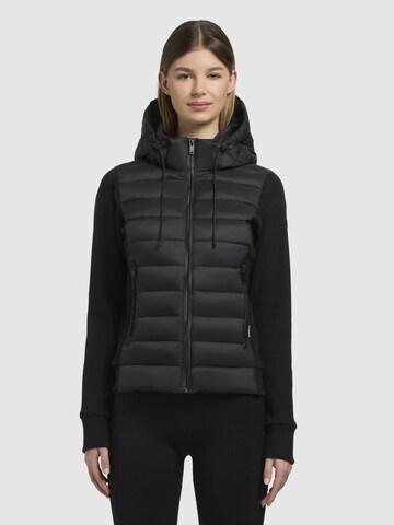 khujo Between-season jacket 'ATHI' in Black: front