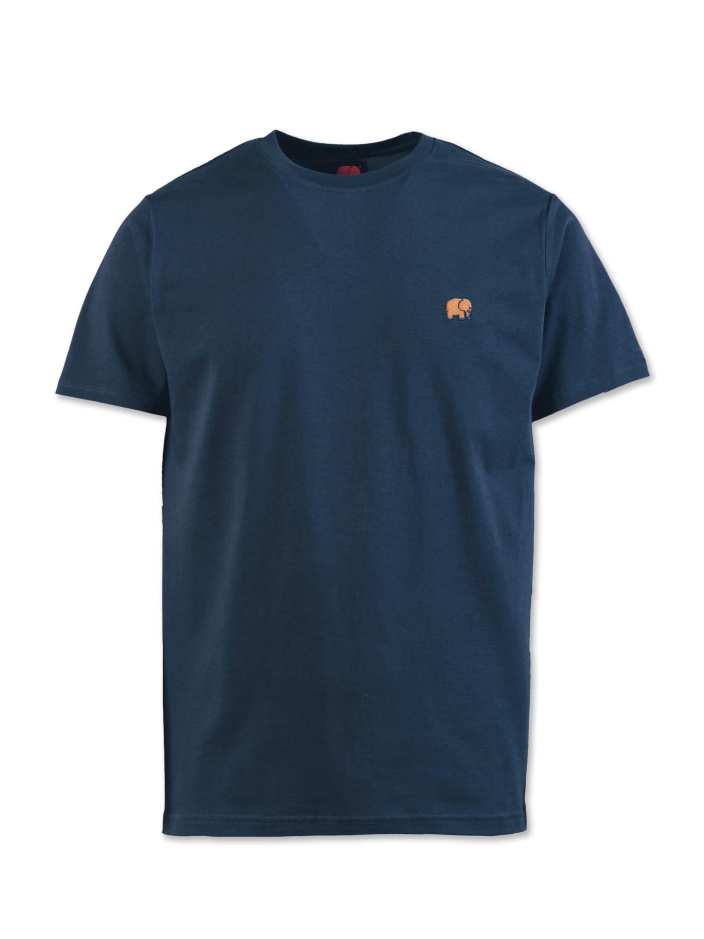 Trendsplant Regular fit T-shirt ' ESSENTIAL ' i blå: framsida